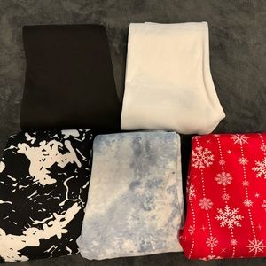 Super cozy fleece tights